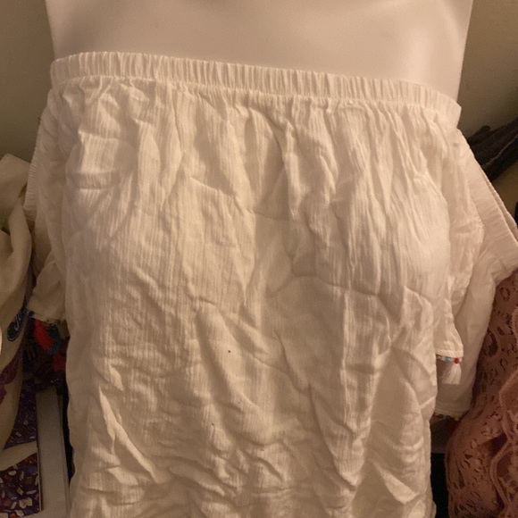 Peasant top size large with arm cuff or a cute one tube sleeve detached-able - Picture 11 of 13